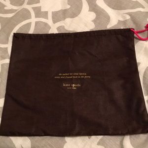 Kate Spade Brown travel cloth bag